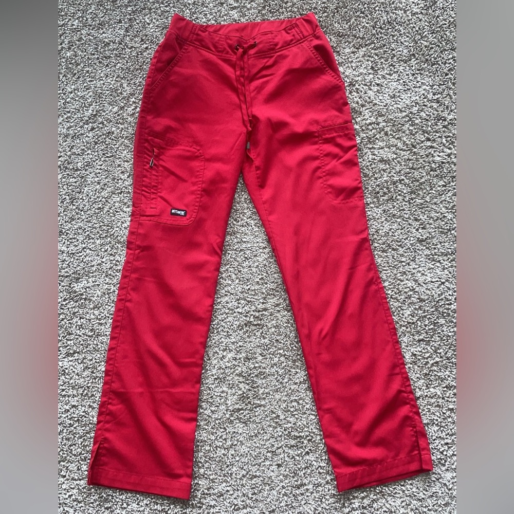 XXSP Grey’s Anatomy Scarlett Red Scrub Bottoms